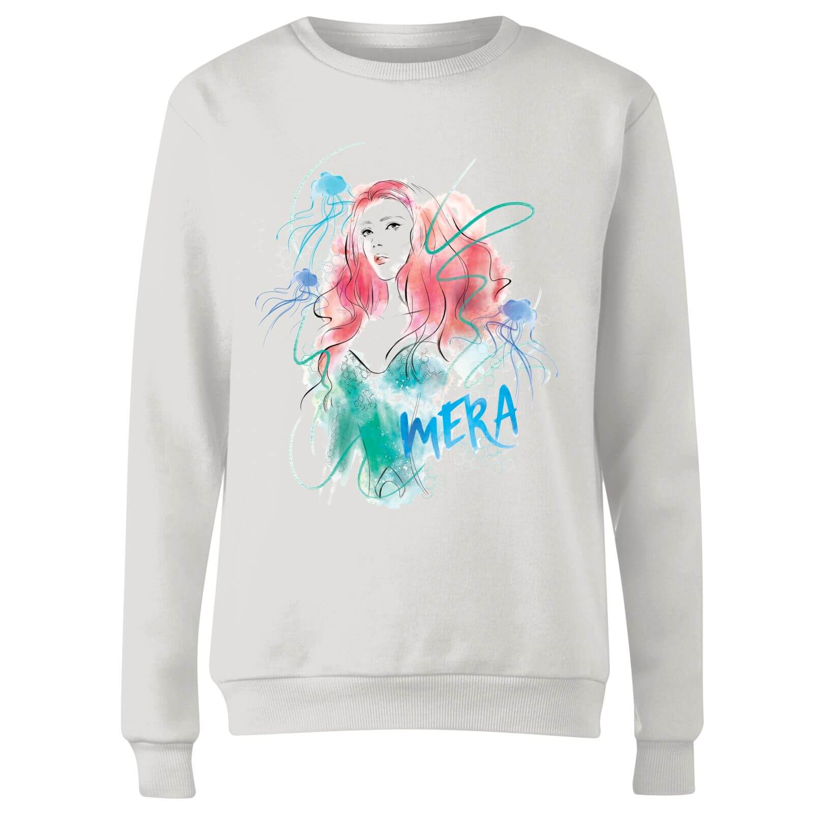 Aquaman Mera Damen Sweatshirt - Weiß - XXL - Weiß 4
