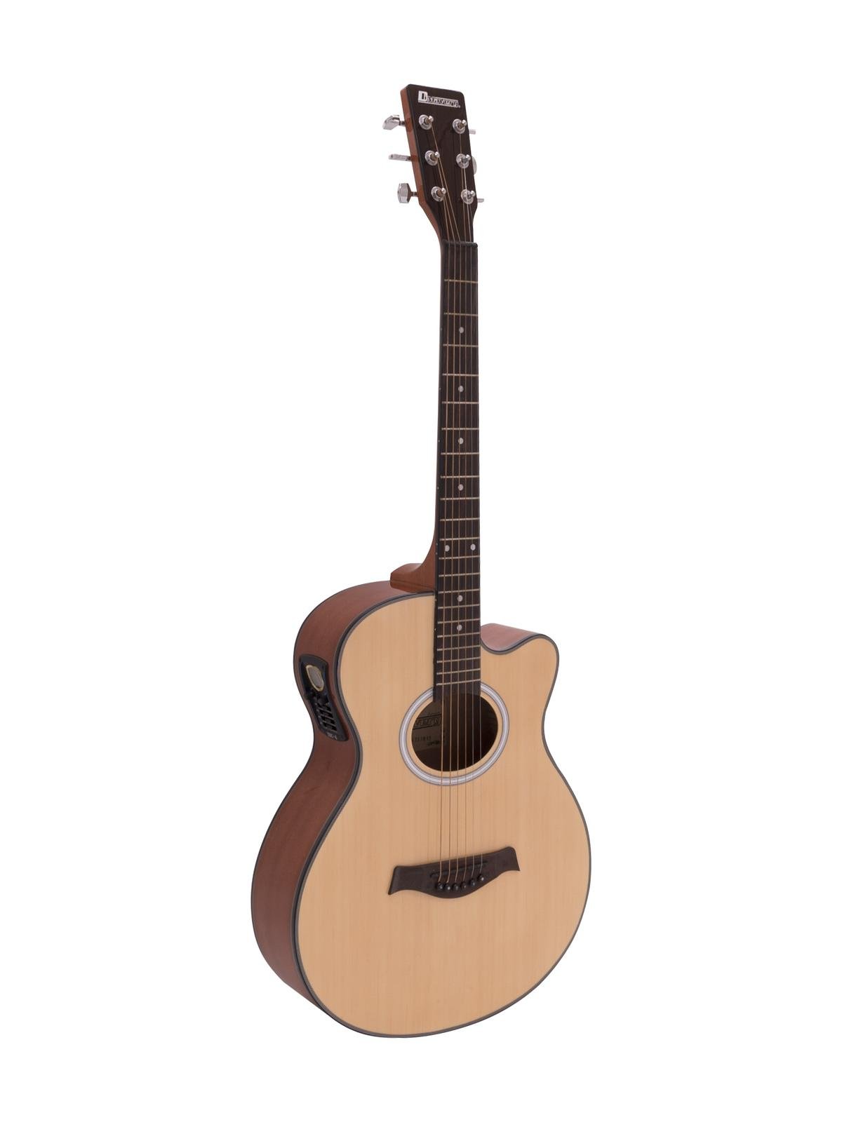 DIMAVERY AW-400 Westerngitarre, natur | Western-Gitarre mit Cutaway
