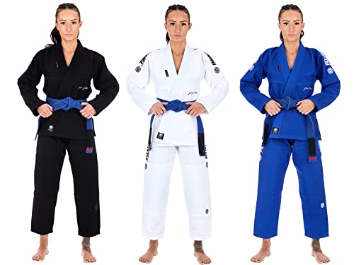 Tatami Fightwear Elements Superlite BJJ Gi | Brasilianischer Jiu Jitsu Gi Kimono für Damen, inklusive Hose und weißem Gürtel, IBJJF-konform, Training und Wettbewerbe, getragen von Profis, entworfen