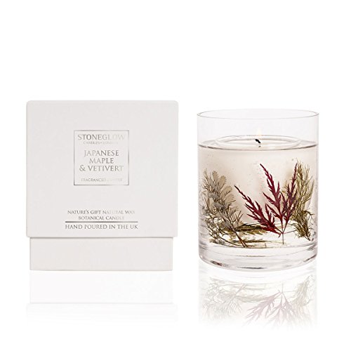 Stoneglow Candle Nature's Gift Japanese Maple and Vertivert Gel Candle