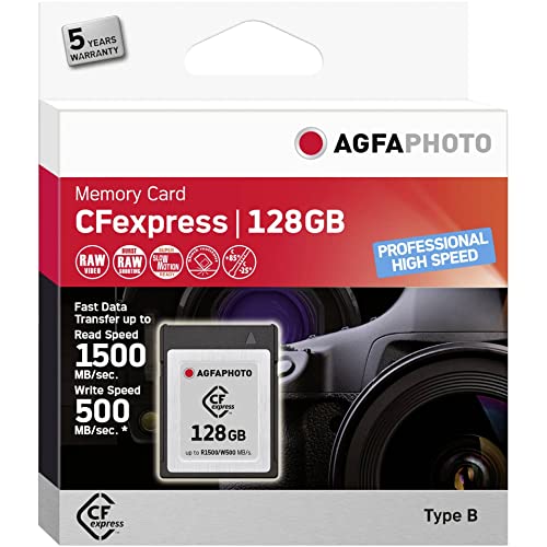 AgfaPhoto CFexpress 128GB Professional High Speed Marke Agfaphoto