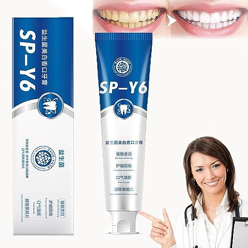 5/7PCS Probiotics Toothpaste, Sp-Y6 Beneficial Bacteria Whitening Mouth Toothpaste, Probiotic Whitening Toothpaste, Sp-Y6 Fresh Breath Toothpaste (5PCS)