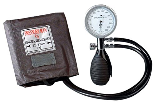 Pressure Man II E3 1078 Haken-Manschette, Blutdruckmesser, Grau