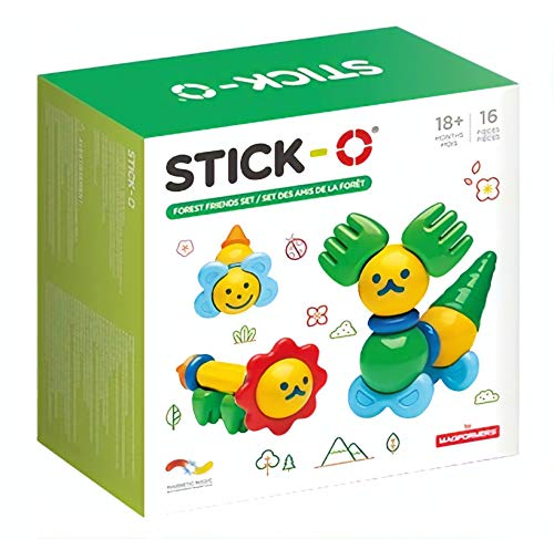 Stick-O 902002 Figuren des Waldfreunde Sets, Multicolor