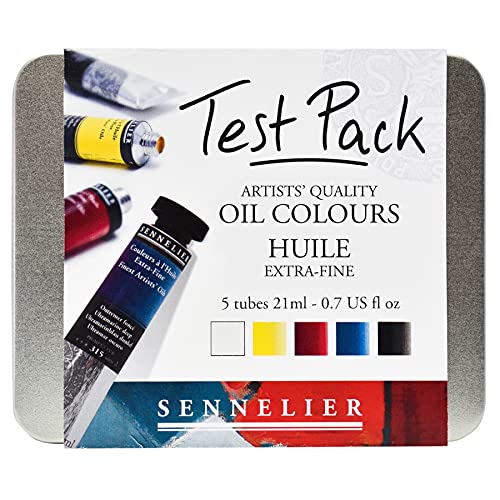Sennelier Künstlerqualität Ölfarbe Testpaket 5 x 21 ml