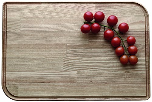 Legnoart Rialto Ash Wood Cutting Board, 18 by 12 by 1-Inch, Natural