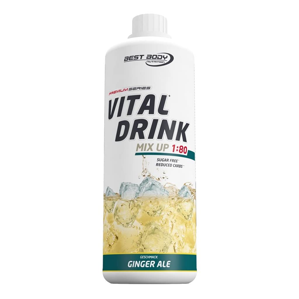 Best Body Nutrition Low Carb Vital Drink 2 x 1 Liter 2er Pack Kirsche
