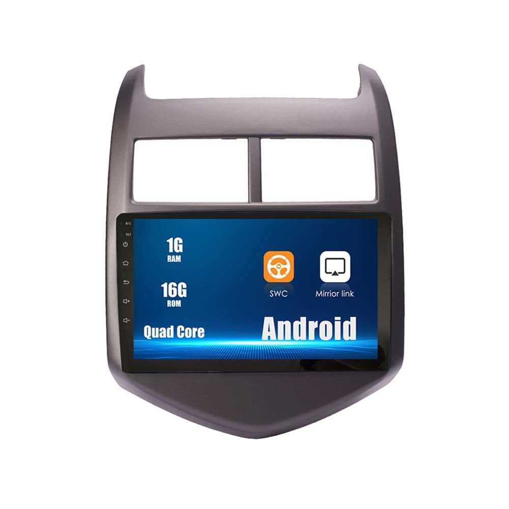 ZERTRAN Android 10 Autoradio Autonavigation Stereo Multimedia Player GPS Radio 2.5D Touchscreen fürChevrolet Aveo 2011-2015