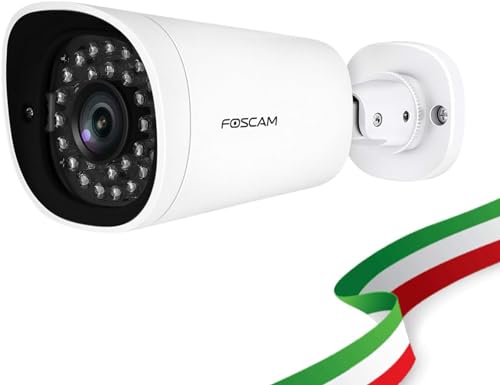 Foscam G4EP IP Überwachungskamera Full HD 4 MP mit Micro SD Karte Wetterschutz IP66 Nachtsicht bis 20 m