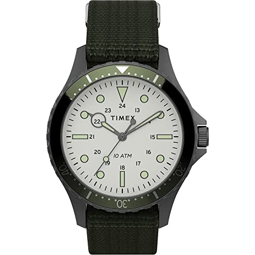 Timex Navy Herren-Armbanduhr Casual Code TW2T75500D7