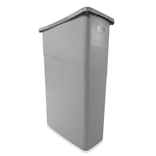 Rubbermaid Commercial Products Slim Jim Waste Container, 87 L - Grey