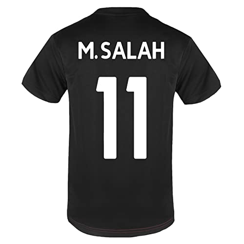 Liverpool FC - Jungen Trainingstrikot - Offizielles Merchandise - Schwarz - Salah 11-8-9 Jahre