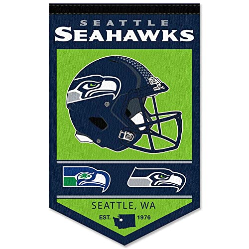 Seattle Seahawks Heritage History Banner Wimpel