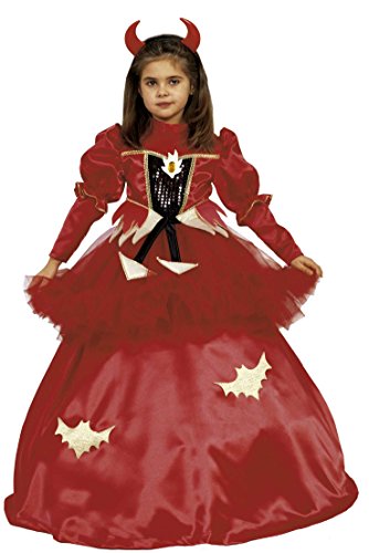 Ciao – Prinzessin Red Fantasy 3 in 1 Kostüm Mädchen 8-10 anni