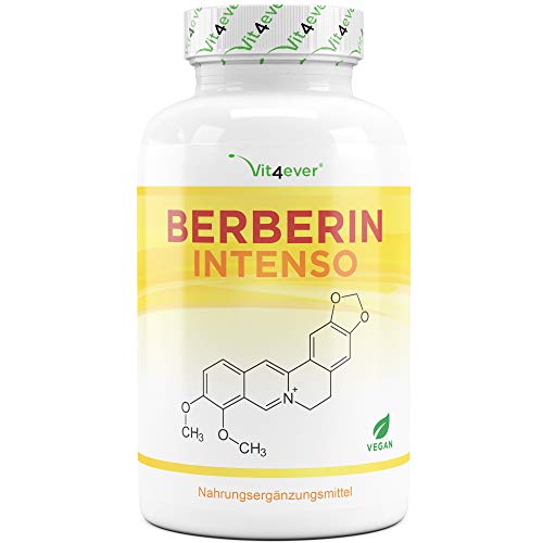 Berberin HCL Extrakt - 120 Kapseln mit 500 mg - Natürliches Berberine + schwarzer Pfeffer Extrakt - Laborgeprüft (Reinheit & Wirkstoffgehalt) - Hochdosiert - Vegan - Premium Qualität
