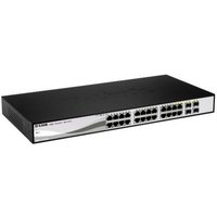 D-Link Smart+ DGS-1210-26 - Switch - Smart - 24 x 10/100/1000 + 2 x Gigabit SFP - Desktop, an Rack montierbar (DGS-1210-26)