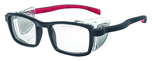 PEGASO 9R Schutzbrille, Schwarz und Rot, L