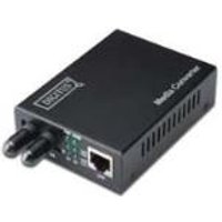 DIGITUS Professional DN-82010-1 - Medienkonverter - 100Mb LAN - 10Base-T, 100Base-FX, 100Base-TX - RJ-45 / ST multi-mode - bis zu 2 km - 1310 nm