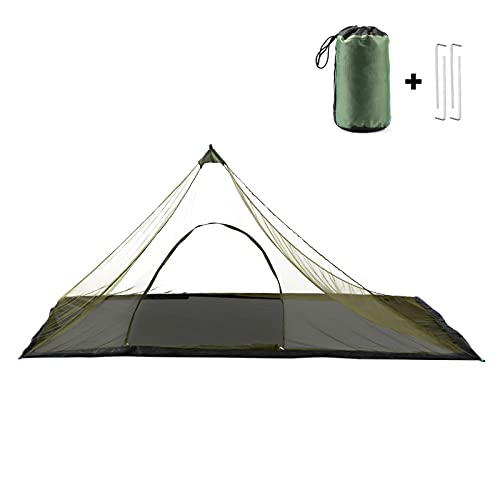 Campingzeltnetz, Campingzelt mit Tragetasche, wasserabweisendes Outdoor-Mesh-Zelt für Rucksacktouren, Wandern, Camping, Angeln