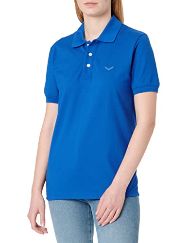 Trigema Damen Poloshirt , Blau (Royal 049) , XXL