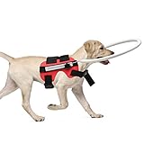 Redxiao 【𝐅𝐫𝐮𝐡𝐥𝐢𝐧𝐠 𝐕𝐞𝐫𝐤𝐚𝐮𝐟 𝐆𝐞𝐬𝐜𝐡𝐞𝐧𝐤】 Ungiftig Komfortabel Anti-Kollisions-Blindhund Anti-Kollisionsring, Blind Dog Harness Weste, Tier für Katze(MYFZ02 red, S)