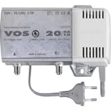 Kathrein VOS 20/RA-1G Hausanschluss-Verstärker (22dB, 1006MHz, Rückweg 5-65 MHz, KDG-Zertifiziert, für Kabelfernsehen)