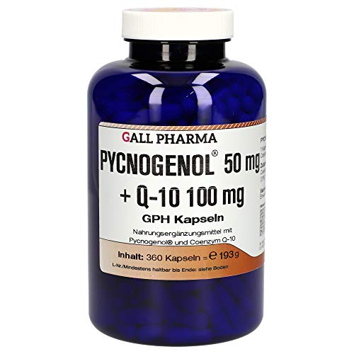 Gall Pharma Pycnogenol 50 mg + Q-10 100 mg GPH Kapseln, 360 Kapseln