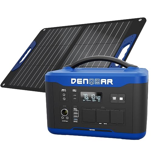 DENQBAR 1500 W Solargenerator NQB 1500 mit Solarpanel NQB S100 - Mobile Stromerzeugung für Camping, Outdoor, Wohnmobil