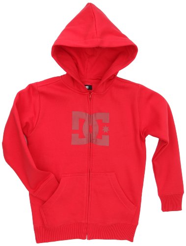 DC Shoes Jungen Screenline Sweatjacke Star ZH, athletic red, M, DRBSW032-ATHD