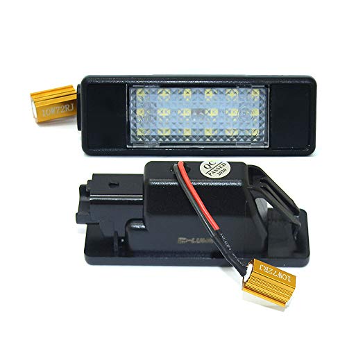D-LUMINA Kennzeichenbeleuchtung LED Kennzeichenbeleuchtung Kennzeichen LED Leuchtmittel Module Kompatibel mit Mercedes-Benz Viano / Vito (E8) Straßenzulassung