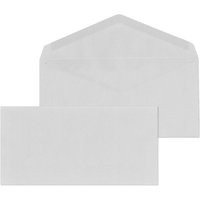 MAILmedia Briefumschläge DIN lang, naßklebend, grau