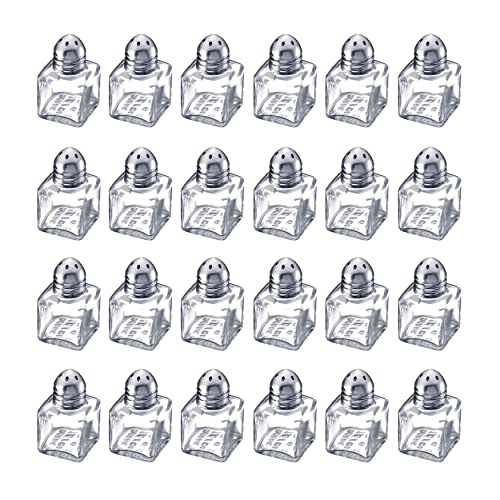 Westmark Mini-Universalstreuer-Display, Inhalt: 24 Streuer, Fassungsvermögen: je 15 ml, Glas/Rostfreier Edelstahl, Transparent/Silber, 63072611