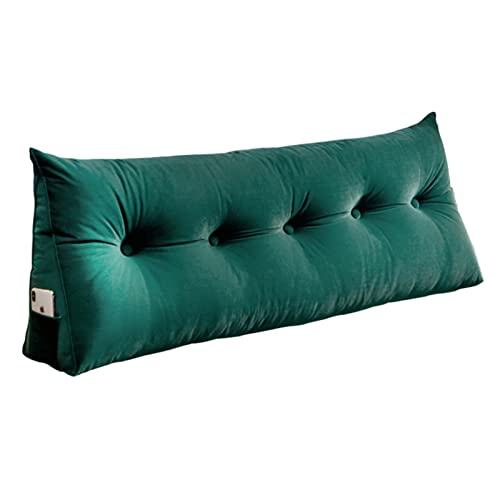 QQY Rechteckiges Lesekissen, Große Rückenlehne Lendenkissen Positionierung Zurück Unterstützung Bolster Für Bett Sofa Couch (Color : C, Size : 40X20"/100x50cm)