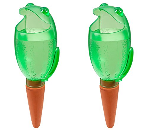 Scheurich Wasserspeicher Wasserspender Froggy XL, Green 470 ml, Höhe 30 cm (2)