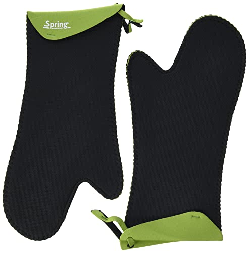 Spring 2094065202 Grips Handschuh lang 1 Paar, Andere, grün, 3,2 x 17,2 x 39,2 cm