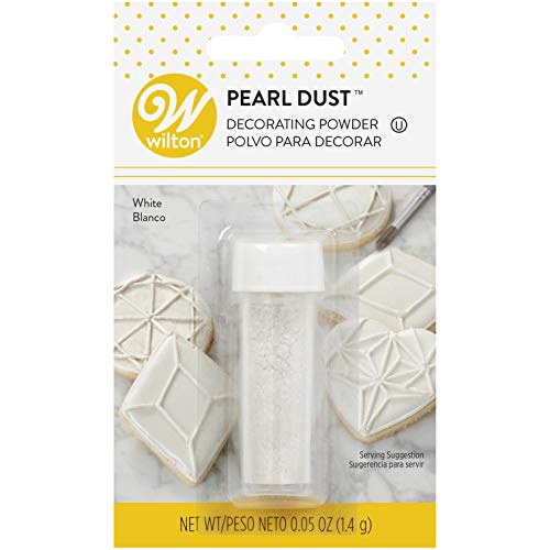 Wilton 703-1355 White Pearl Dust 0.05 Ounce (1.4 Grams)