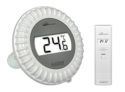 La Crosse Technology - MA10700 Mobile Alerts Connected Pool Kit mit einem Pool-Temperaturfühler und einem Thermo-/Hygrosensor