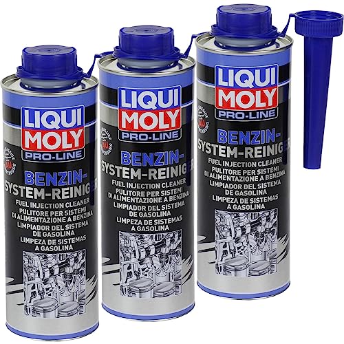 3x LIQUI MOLY 5153 Pro-Line Benzin-System-Reiniger Kraftstoff Additiv 500ml