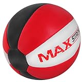MAXSTRENGTH ® 10 kg Pro Rex Medizinball aus Leder