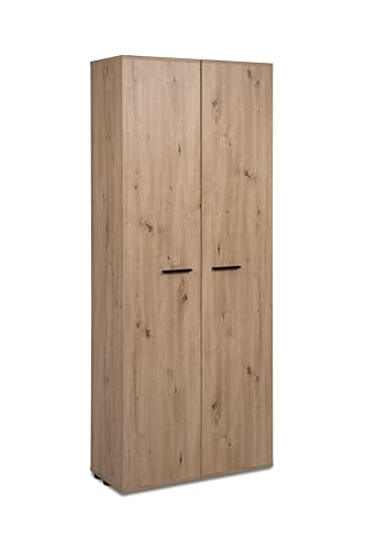finori Schuhschrank, Holzwerkstoff, Dekor Artisan Oak, Maß: B x H x T ca. 74 x 181,5 x 34 cm