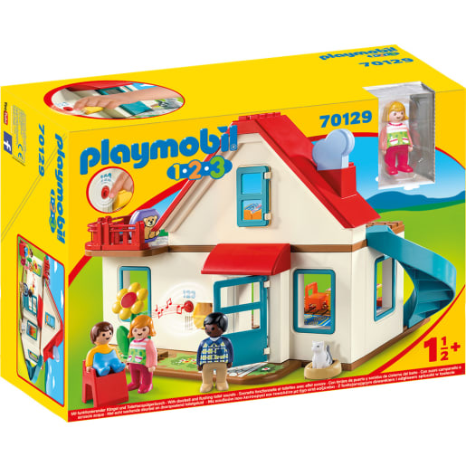 Playmobil Konstruktions-Spielset "Einfamilienhaus (70129) Playmobil 123"