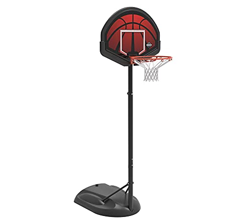 50NRTH Basketballkorb Alabama, höhenverstellbar schwarz/rot