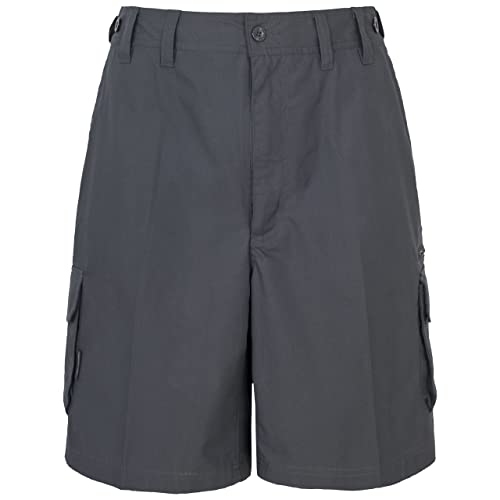 Trespass Gally, Graphite, S, Shorts mit UV-Schutz für Herren, Small, Grau