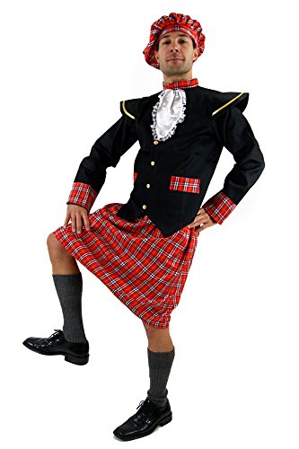 dressmeup Dress ME UP - K37/48 Kostüm Schotte Kilt Braveheart Highlander Herren