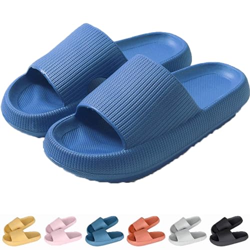 Qosigote Orthoslipper - das Original für maxirnalen Komfort, Cloud Slippers, Cozyslides Original (Blue,42)