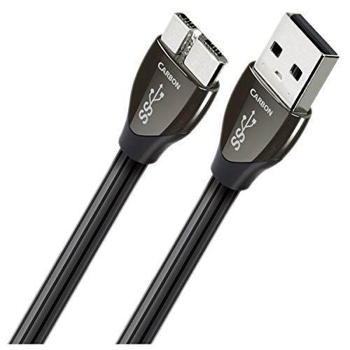 AudioQuest 1.5 m Carbon Micro 3.0 1,5 m USB A Micro B schwarz Kabel USB – Kabel USB (1,5 m, 3.0 (3.1 Gen 1), USB A, Micro B, männlich/männlich, schwarz)