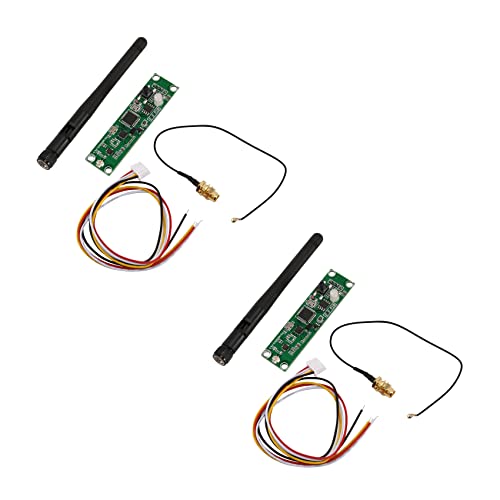 Shuimitao 2X Drahtlose DMX512 2.4 G LED Buehne Licht PCB Module Board LED Controller Sender Empfaenger mit Antenne