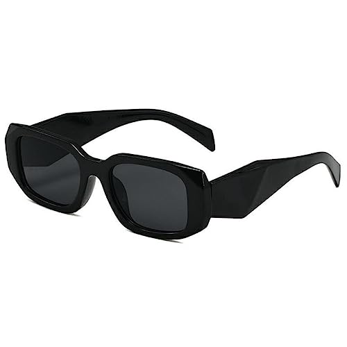 Vintage Sonnenbrille Damen Luxus Markendesign Quadratisch Schwarz Mode Sonnenbrille Damen Retro Sonnenbrille UV400, Do Not Comment