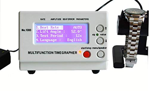 LLF Timegrapher MTG Uhr zeitmessgerät für Zeitmessgerät Nr. 1000 (Europa-Stecker)