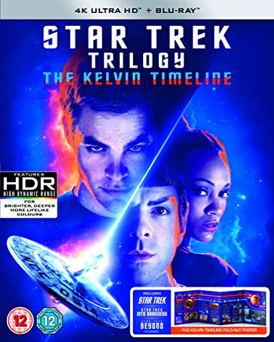 Star Trek (2009) / Star Trek Into Darkness / Star Trek Beyond - Kelvin Timeline [3xBlu-Ray 4K]+[3xBlu-Ray] (Keine deutsche Version)
